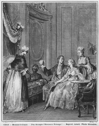 Das gute Omen, graviert von Philippe Triere